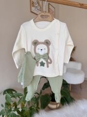 Yeşil papyonlu ayıcık 3’lü pratik takım