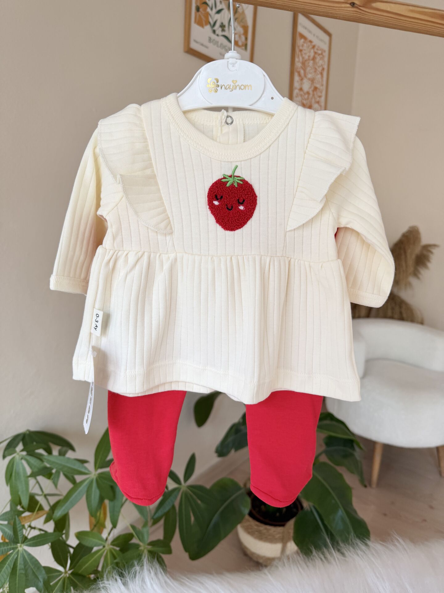 Kırmızı çilek 2’li pratik takım