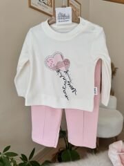 Premium kürk yelekli 3’lü takım