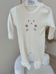 Sevimli pembe desen 3’lü tulum set