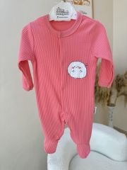 Sevimli pembe desen 3’lü tulum set