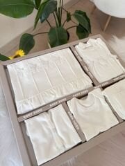 İncili fiyonk 10 parça hastane çıkış set