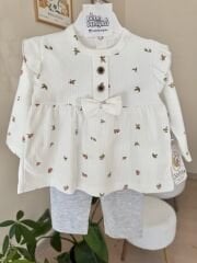 Küçük çiçekli 2’li takım