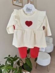 Nar kalpli fırfırlı 2’li takım