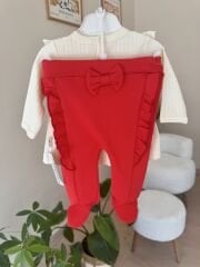 Nar kalpli fırfırlı 2’li takım