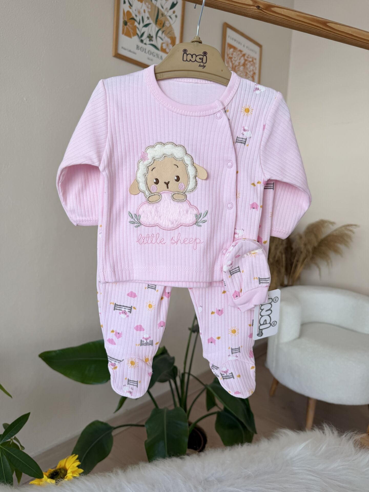 Pembe kuzulu 5’li set