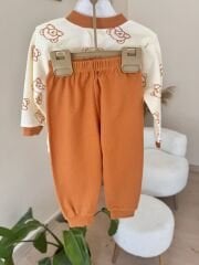 Kahve ayıcık pijama takımı