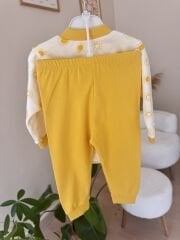 Sarı güneşli pijama takımı