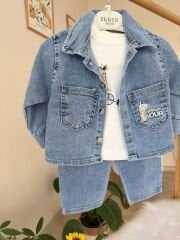 Zürafa kot ceketli 3’lü takım