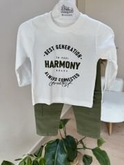 Yeşil ceketli 3’lü takım