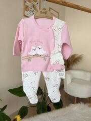 Pembe kuşlu 5’li set