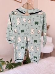 Yeşil tiger pijama takımı