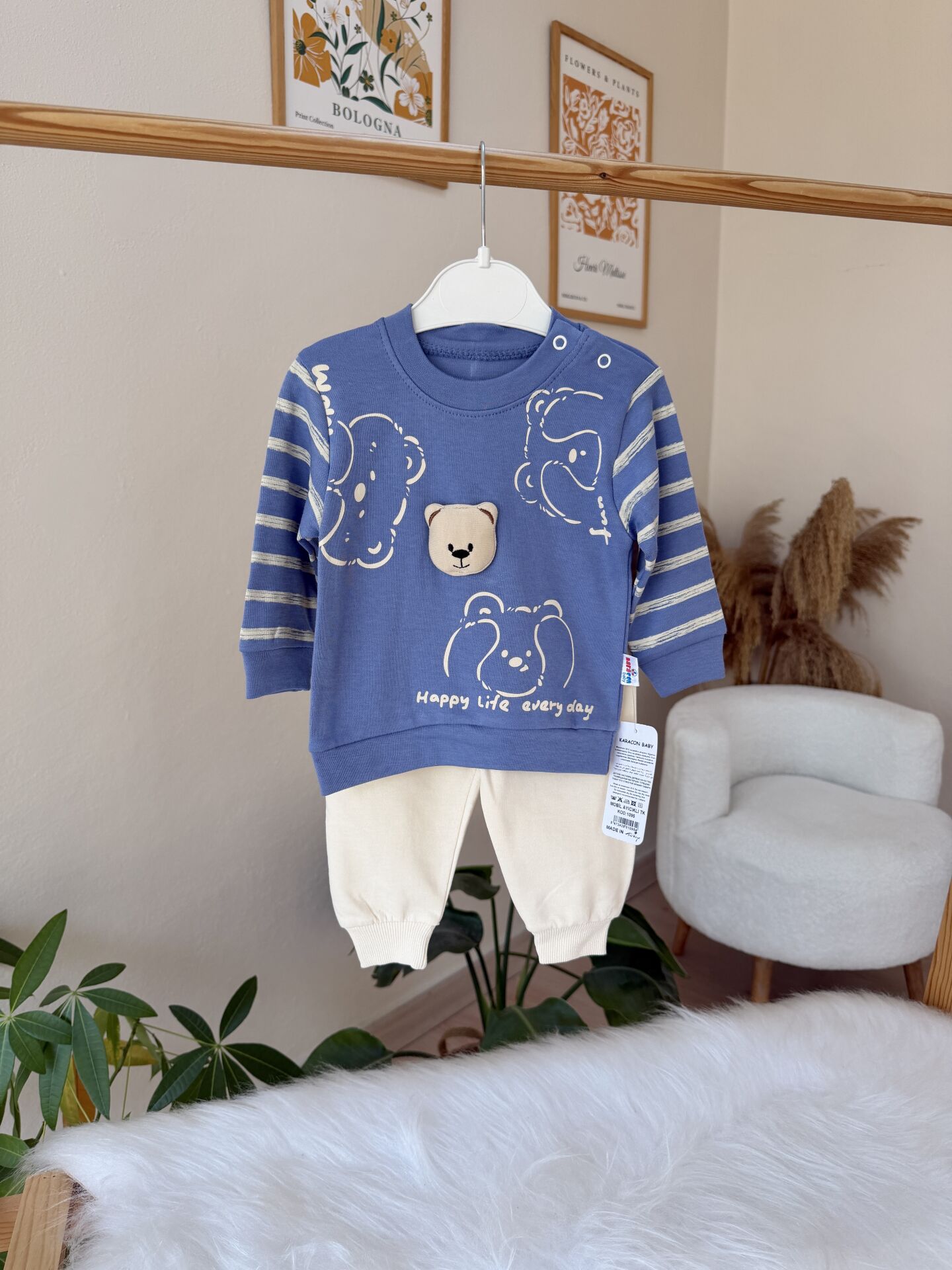 Mani ayıcık mevsimlik 2’li takım