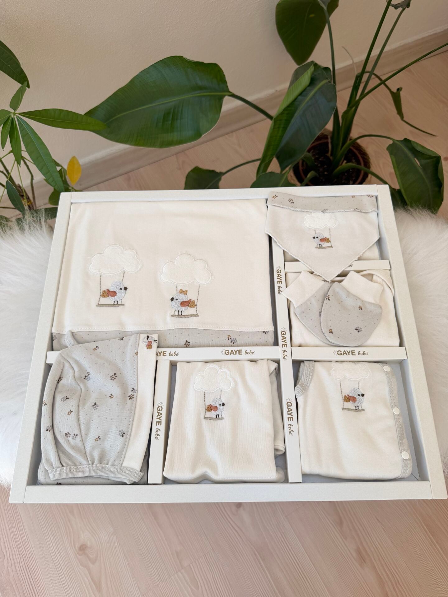 Salıncaklı kuş 10 parça hastane çıkış set