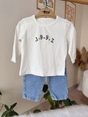 Yeşil kaşe bomber ceketli 3’lü takım