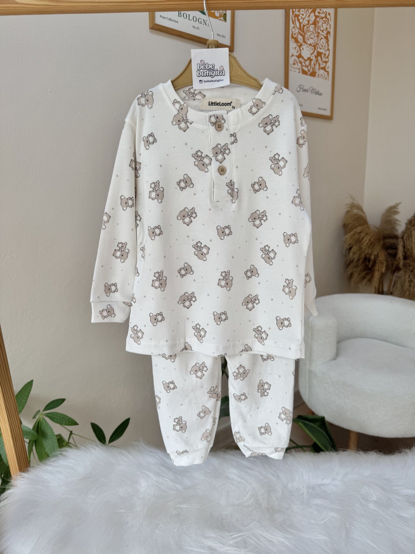 Koala pijama takımı