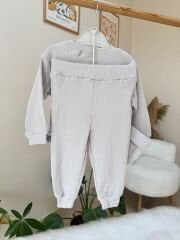 Gri şapkalı 3’lü takım