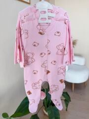 Pembe ayıcıklı tulum