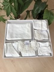 Tasarım güpürlü tulumlu 10 parça set