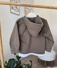 Kahve ceketli 3’lü takım