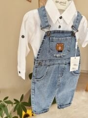 Beyaz gömlekli kot slopet