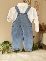 Beyaz gömlekli kot slopet