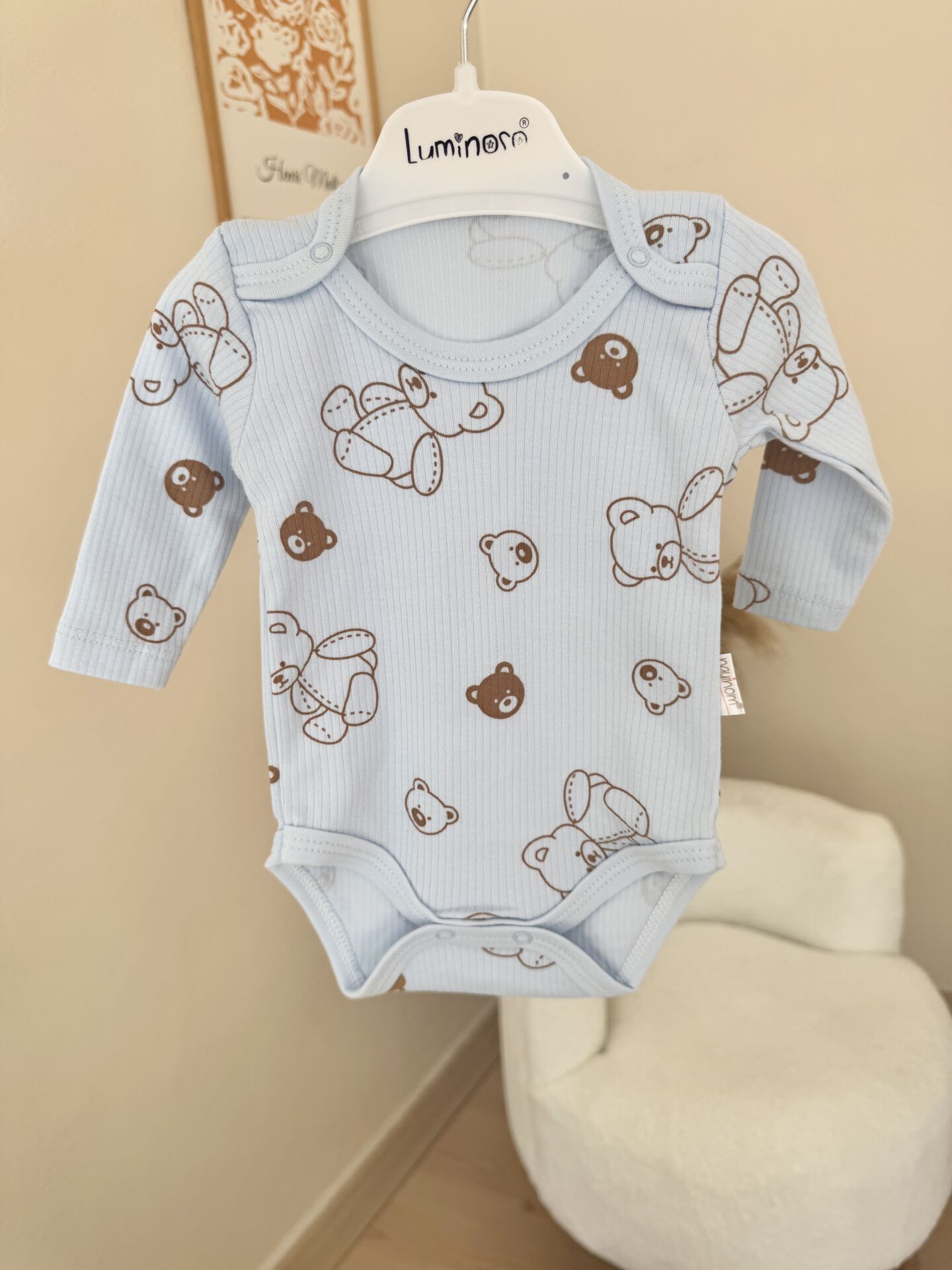 Mavi ayıcık çıtçıtlı badi