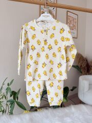 Lüx kalite civcivli pijama takımı