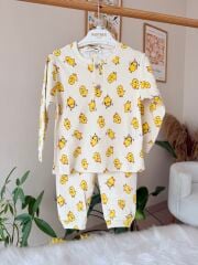 Lüx kalite civcivli pijama takımı