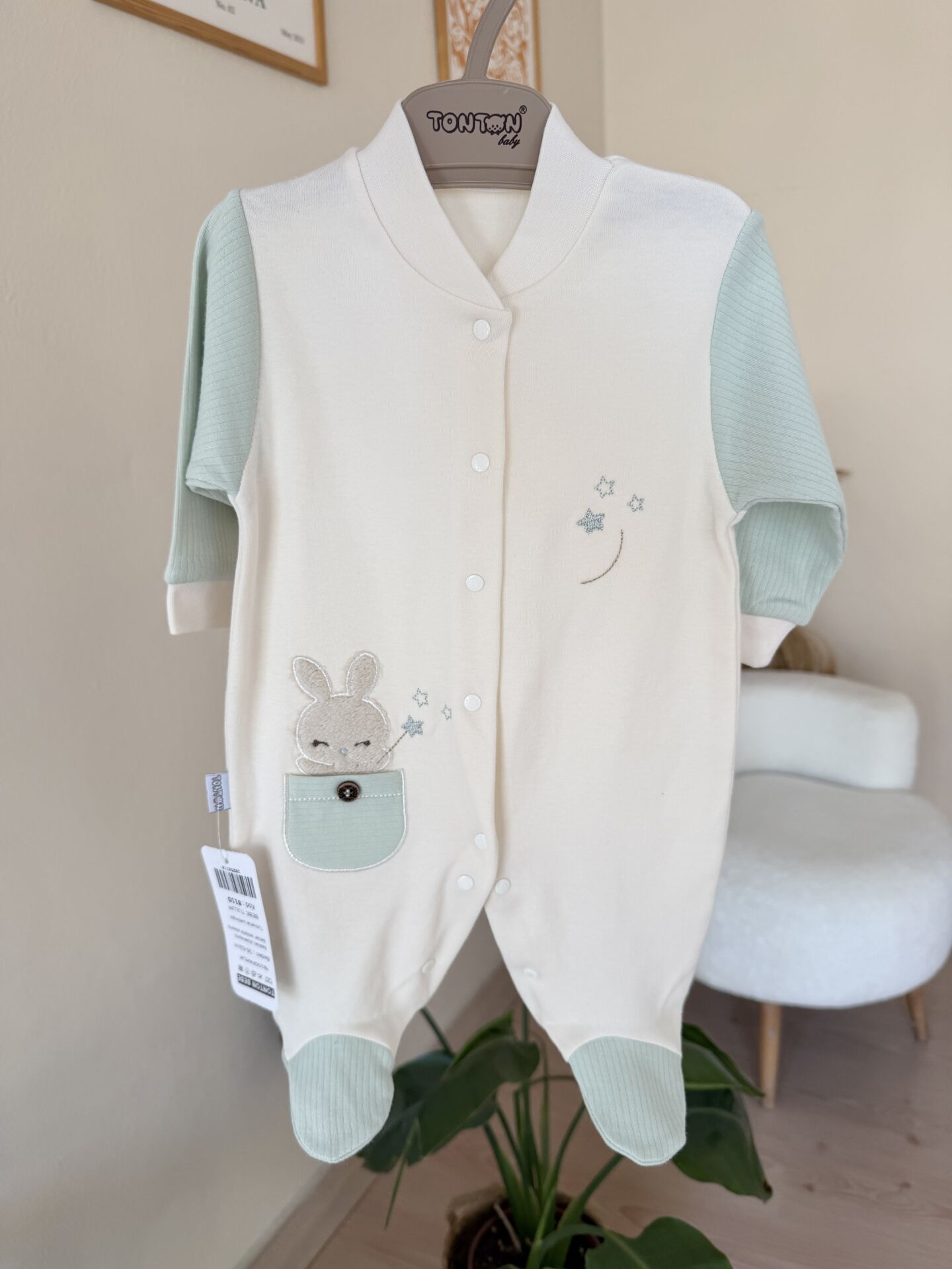 Yeşil tavşan tulum