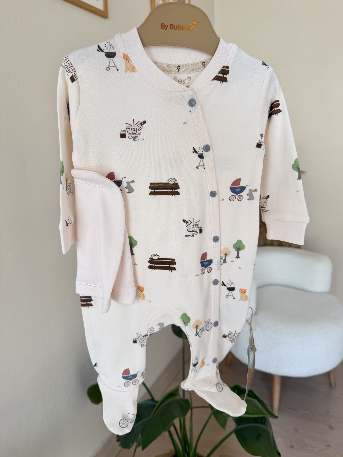 Organik piknik tulum