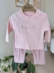 PREMİUM Pembe minnoş yelekli 3’lü takım