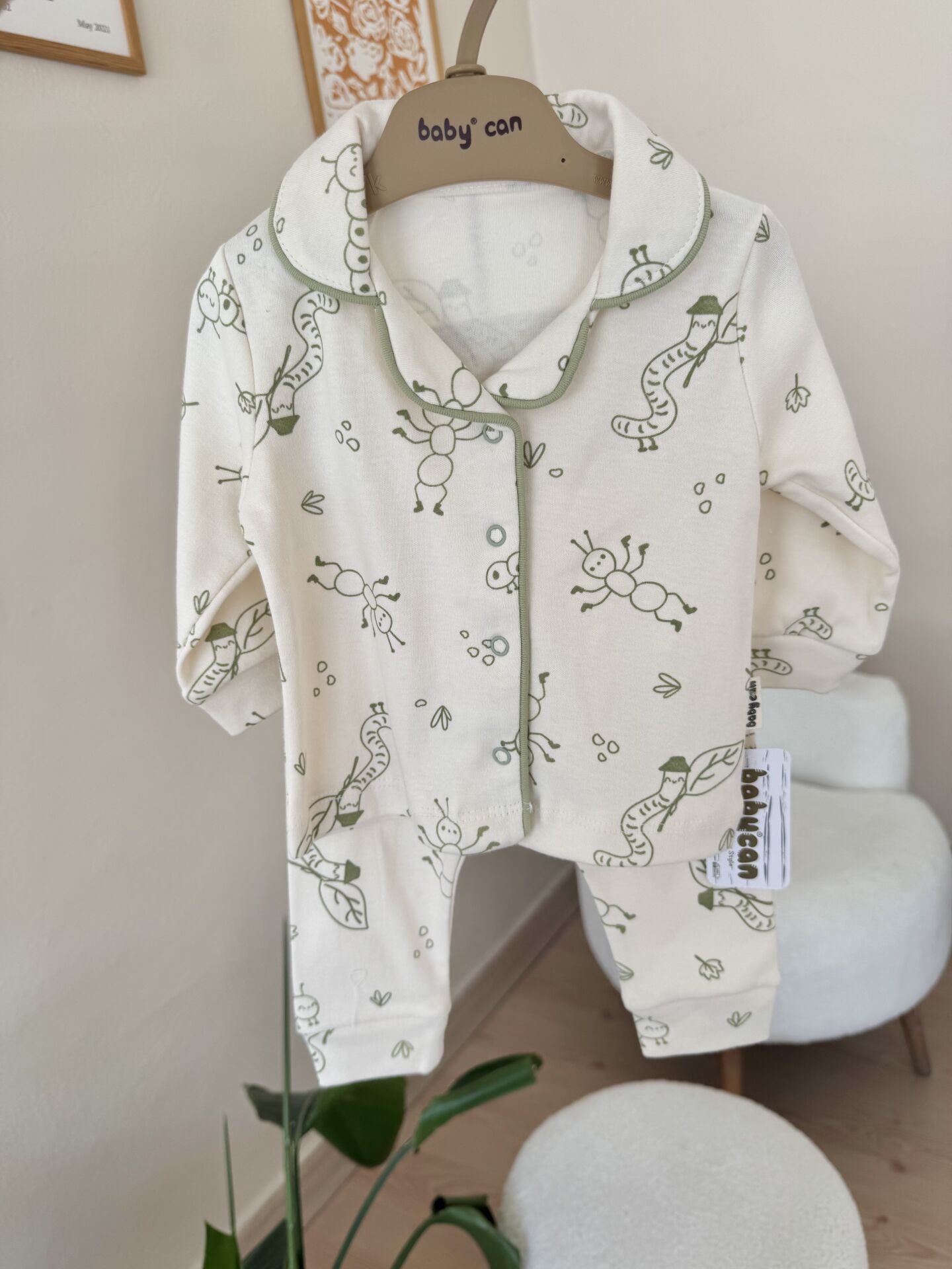 LÜX kalite yeşil pijama takımı