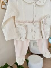 PREMİUM pudra çiçekli 5’li set