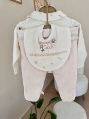 PREMİUM pudra çiçekli 5’li set