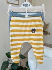 Teddy colorful 3’lü tek alt set
