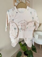 Organik Roccon family 6’lı battaniyeli set