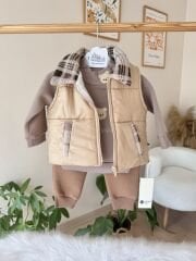 PREMİUM ayıcık yelekli 3’lü takım