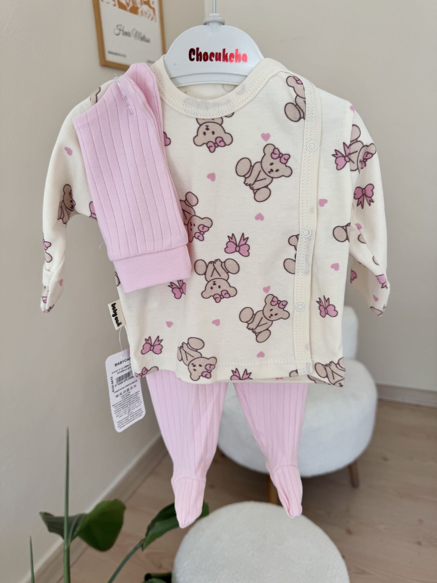 Pembe ayıcık 3’lü pratik takım