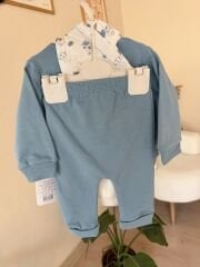 Mavi hırkalı 3’lü takım