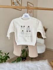 PREMİUM kürk ceketli 3’lü takım