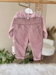 PREMİUM deri yelek ve pantolonlu 3’lü takım