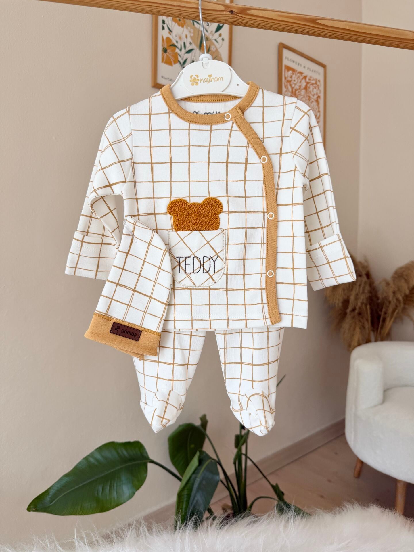 Hardal teddy bear 3’lü pratik takım