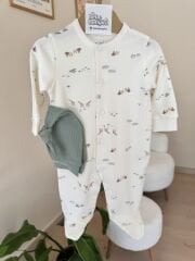 PREMİUM soft desen bereli tulum