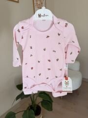 Pembe çiçekli badili 2’li takım