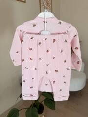 Pembe çiçekli badili 2’li takım