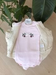 Yaka detaylı tasarım hırkalı 3’lü takım