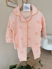Lüx kalite kelebekli pijama takımı