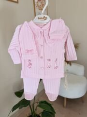 Pembe Fisto yaka ördekli 5’li set