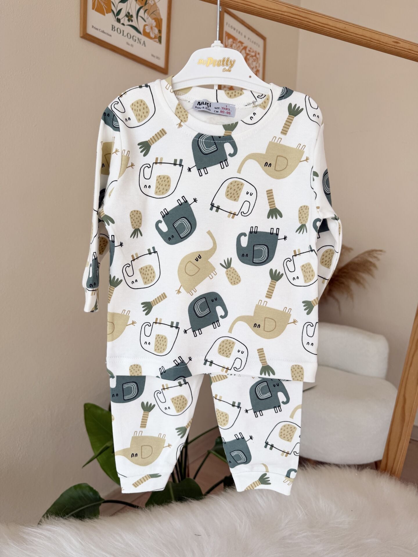 Lüx kalite filli pijama takımı